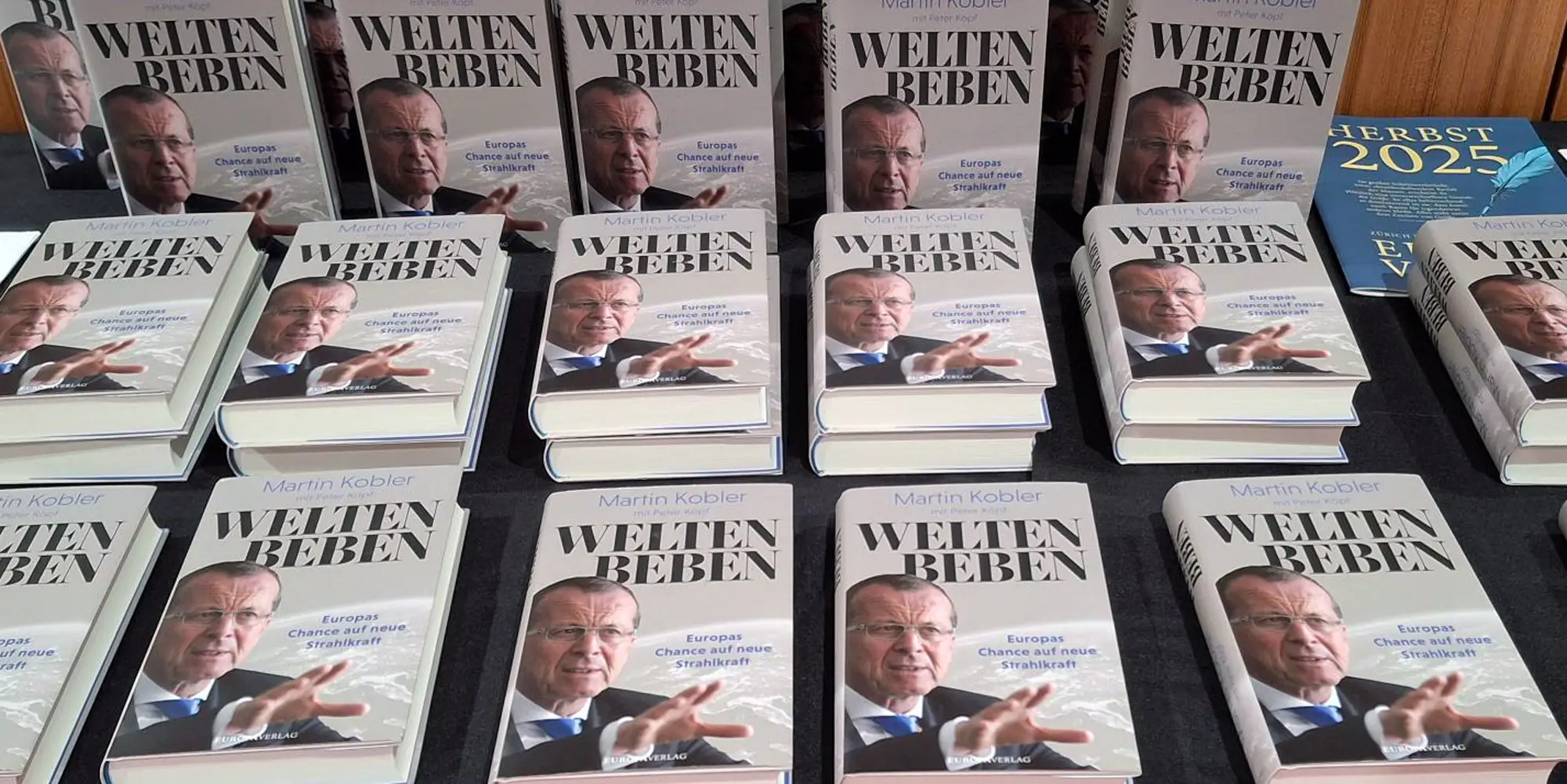 Buchcover Weltenbeben von Martin Kobler mit Peter Köpf